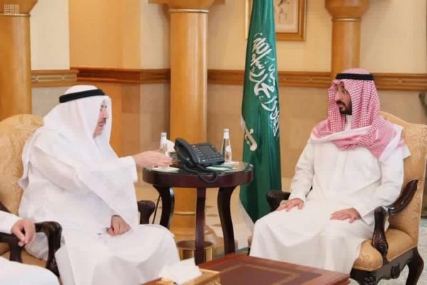 ‏‏نائب أمير منطقة مكة يستقبل رئيس مجلس إدارة مجموعة شركات محمد عبدالله شربتلي المحدودة