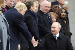 بوتين أجرى محادثات “جيدة” مع ترامب في باريس