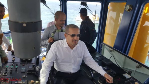 “موانئ عدن” تدشن عمل أفضل القاطرات البحرية على مستوى اليمن بعد صيانتها