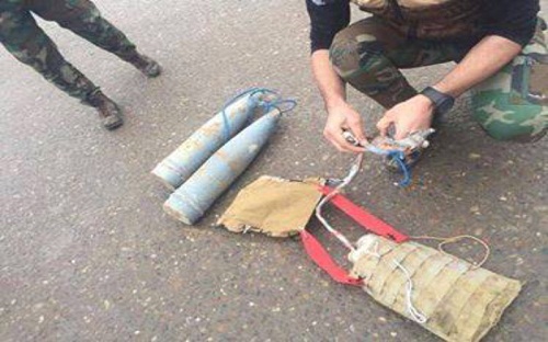 الأمن العراقي يلقي القبض انتحاري بعجلة مفخخة بالفلوجة