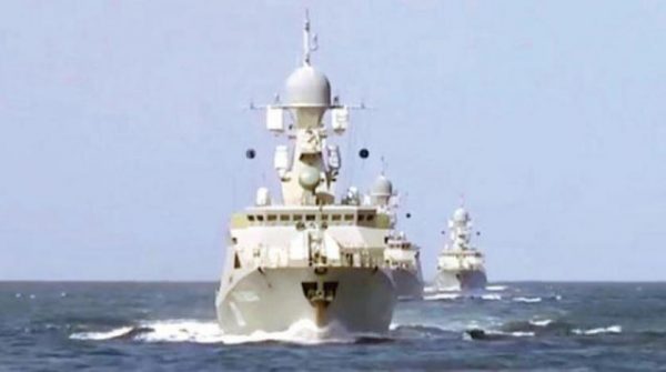مناورات عسكرية روسية إيرانية في بحر قزوين