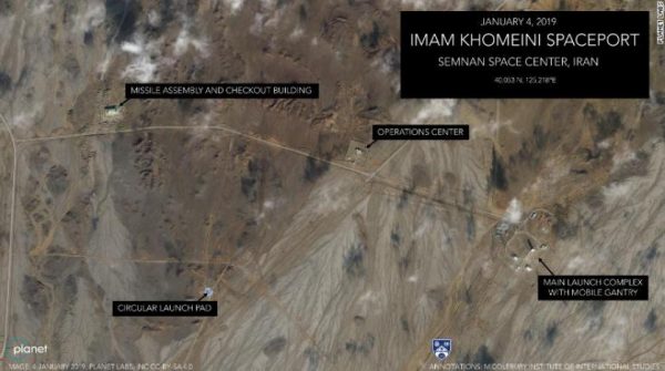 صور أميركية تُظهر استعداد إيران لإطلاق قمر صناعي للاستشعار