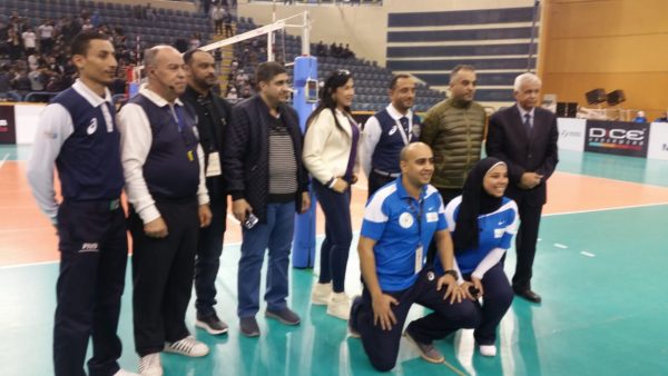 نادي سبورتنج يفوز علي نادي الزمالك  ببطولة أندية السيدات العربية للطائرة
