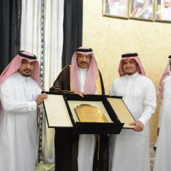 الأمير بدر بن سلطان يستقبل رئيس المحكمة العامة ‏فضيلة الشيخ  العضيبي في جدة