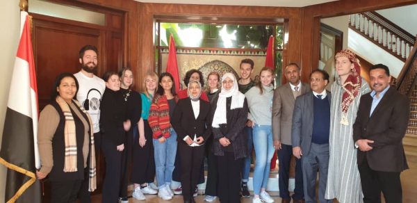 السفارة اليمنية في الرباط تنظم  ندوة عن اليمن والتحديات لطلاب الأكاديمية النرويجية