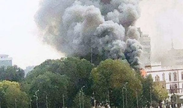 اندلاع حريق داخل القصر الرئاسي بالخرطوم