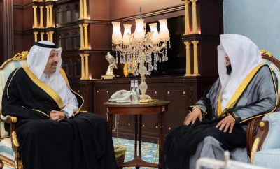 الأمير حسام بن سعود يستقبل رئيس كتابة العدل المعين حديثا بالباحة