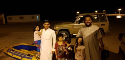 حرس الحدود بتبوك ينقذ أربعة أطفال جرفهم الموج في محافظة حقل