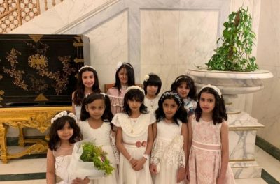 الأميرة عبير المنديل تستقبل فتيات جمعية أبناء لرعاية الأيتام وأعضاء اللجنة التنموية النسائية بالقصيم