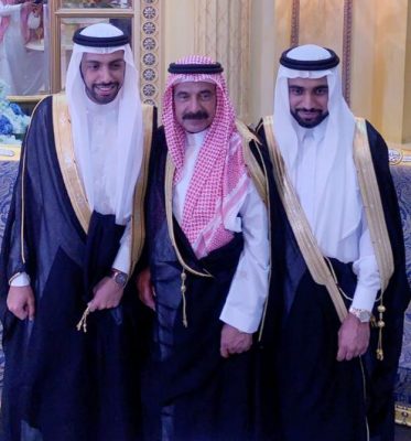 أحمد آل حجلة الغامدي يحتفل بزواج نجليه في جدة