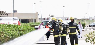 مستشفى الخاصرة ينفذ خطة فرضية لحادث حريق وهمي