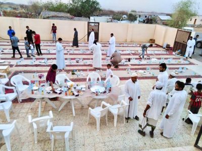 اجتماعي الجعدية يقيم مأدبة إفطار صائم في  قريتين بـجازان