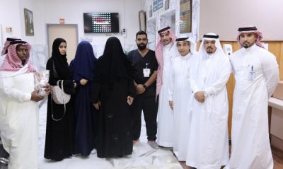 الأميرة نورة بنت مساعد تزور مستشفى الملك فهد بجدة