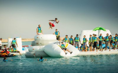 ألعاب مائية مطاطية في العالم تقع بمدينة جدة