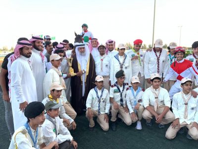 اللهيبي يشهد سباق الفروسية على كأس ⁧‫وزارة التعليم بالطائف‬⁩