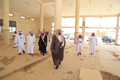 الشيخ العتيبي يزور إدارة المساجد والدعوة والإرشاد بمحافظة الأسياح