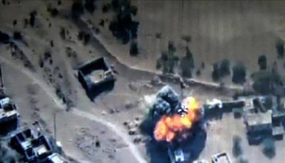 مقاتلات تحالف دعم الشرعية باليمن تدمر غرفة عمليات حوثية في صعدة