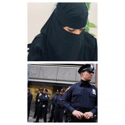 فتاة سعودية تعمل مع الشرطة الأمريكية