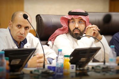 مدير مستشفى الملك سعود يرأس الاجتماع الدوري للبرنامج