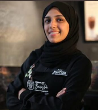 نجيبة المكي أول سعودية تتأهل إلى بطولة الباريستا لإعداد القهوة