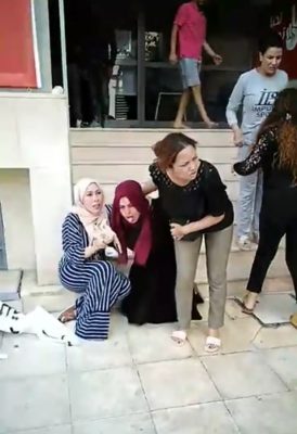 محاولة انتحار جماعي أمام مقر حزب “تحيا تونس”