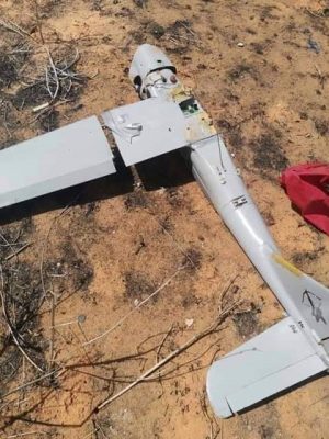 قوات الجيش الوطني الليبي تُسقِط طائرة تجسس تركية