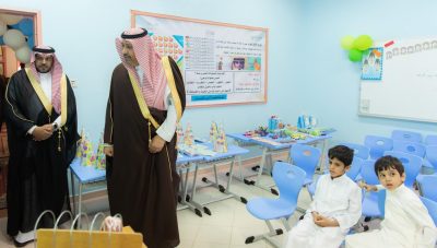 أمير منطقة الباحة يدشن مدارس الطفولة المبكرة بابتدائية فاطمة بنت الوليد