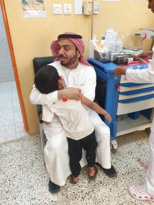 ‏بالصور ‏.. مركز صحي الملحة ‏ينفذ حملة تطعيم ضد الإنفلونزا الموسمية