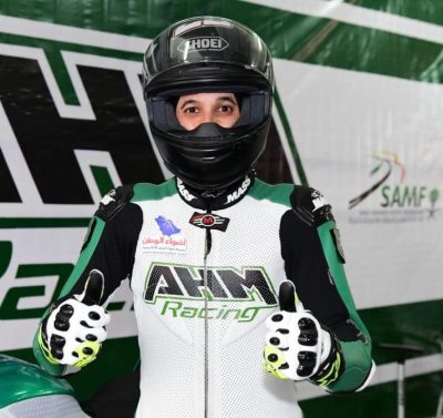 الزهراني يشارك في بطولة BMR600 لسباق الدراجات النارية في حلبة البحرين الدولية