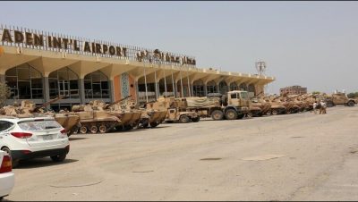 قوات المملكة تعلن إعادة التموضع وانتشار قواتها في عدن
