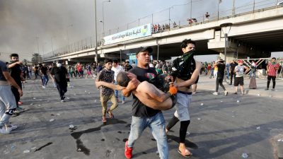 “٧٣” قتيلاً و”٣” آلاف جريح حصيلة مظاهرات العراق