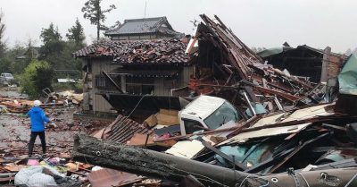 مقتل شخصين وفقدان 3 جراء الإعصار هاجيبس في اليابان