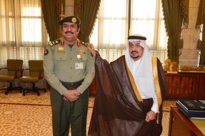 أمير الرياض يقلد اللواء الهباس رتبته الجديدة