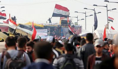 المحتجون يستأنفون حراكهم في العراق