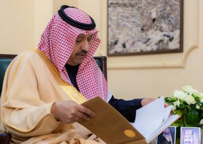 أمير منطقة الباحة يتسلم تقريراً عن إنجازات هيئة الأمر بالمعروف خلال موسم حج العام الماضي