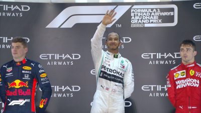 “هاميلتون” يحقق المركز الأول في بطولة العالم للفورمولا في جائزة أبوظبي الكبرى