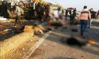 مصرع 19 عاملاً في حادث سير بمحافظة بورسعيد المصرية
