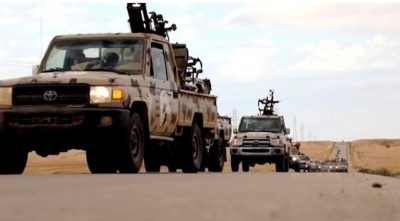 الجيش الليبي يدمر أسلحة قطرية وتركية في طرابلس