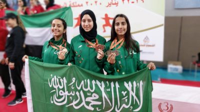 أخضر المبارزة يرفع رصيده إلى 8 ميداليات في العربية