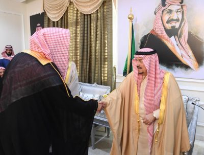 أمير منطقة الرياض يتفقد محافظة القويعية ويدشن مشروعات بأكثر من 180 مليون