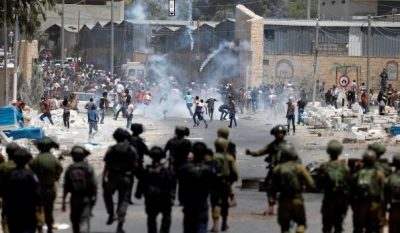 إصابة عشرات الفلسطينيين في مواجهات مع قوات الاحتلال في الخليل