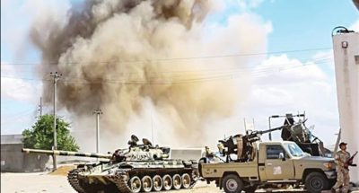 الجيش الليبي يعلن تدمير منصة للطائرات التركية في طرابلس