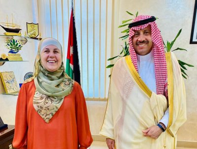 “سفير المملكة لدى الأردن” يلتقي “وزيرة التنمية الاجتماعية الأردنية”