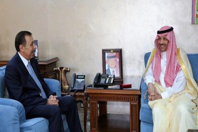 وزير التربية والتعليم الأردني يلتقي سفير المملكة لدى الأردن