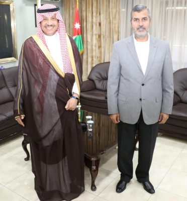 وزير الزراعة الأردني يلتقي سفير المملكة لدى الأردن