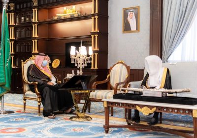 أمير منطقة الباحة يستقبل رئيس محكمة الاستئناف المعين حديثًا