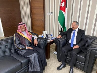 سفير المملكة لدى الأردن يلتقي وزير الشباب الأردني