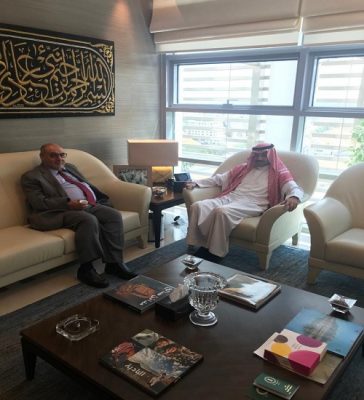 سفير المملكة لدى الأردن يلتقي برئيس الجامعة الهاشمية