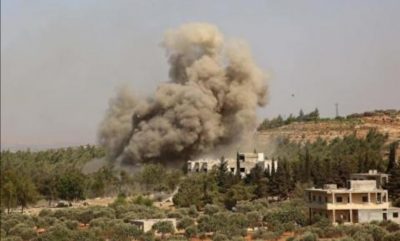 في أعنف غارات منذ 6 أشهر.. روسيا تقصف معقلاً لمقاتلي المعارضة السورية