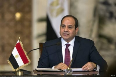 الرئيس المصري  يتسلم جائزة العمل التنموي للعام 2020م